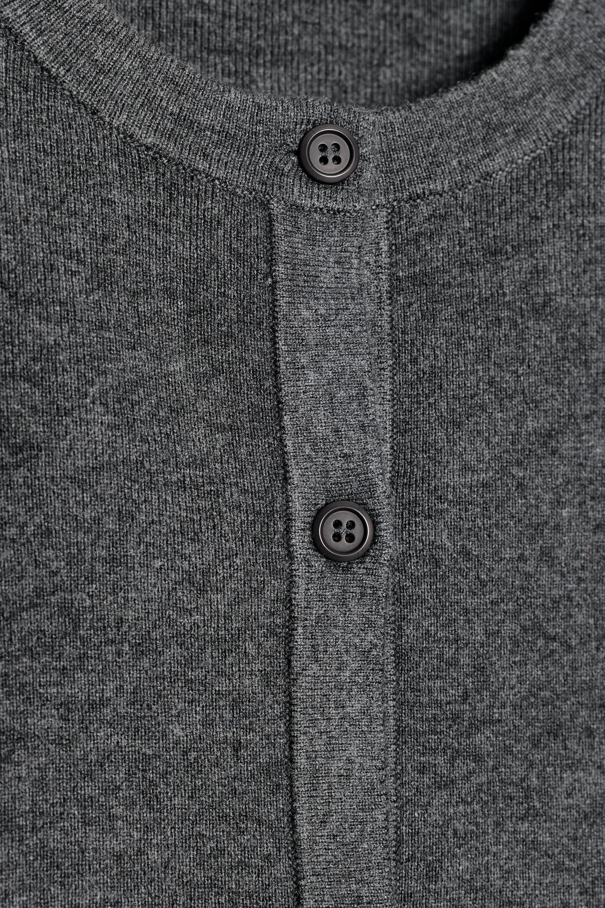 BASIC KNIT BUTTON CARDIGAN